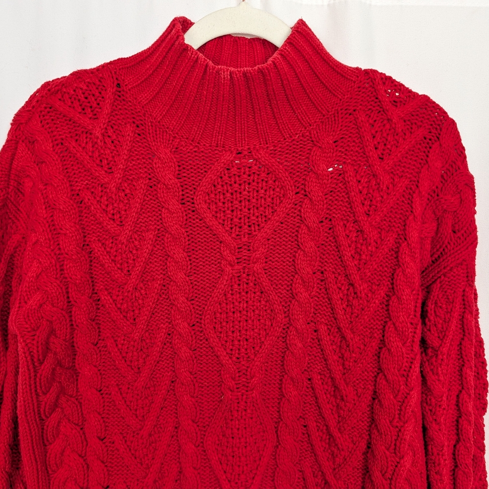 Ralph Lauren Cable Knit Turtleneck Sweater - Picture 4 of 9